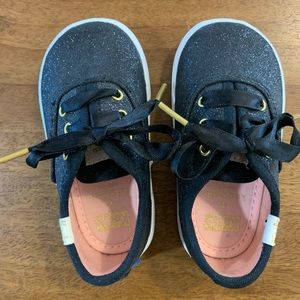 Kate Spade Keds Glitter Black Shoes (Toddler Size 4)